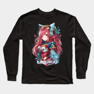 Cetus Odyssey: Extraordinary AI Anime Character Art Adventure Long Sleeve T-Shirt